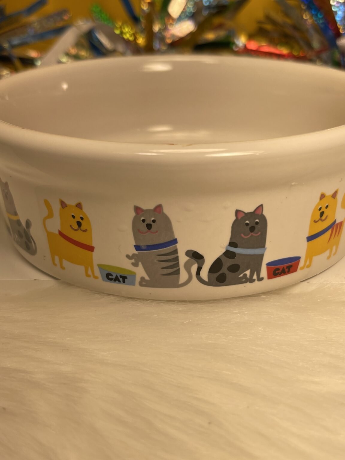 Creative Whiskers Cat Food Bowl CupofMood