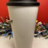 Eyelashes Lipstick Coffee Tumbler with Eyelashes and Lipstick Extra Large Coffee Cup Beauty Travel Mug Women's Glamour Fashion To Go Cup - Image 3