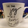 Find Your Joy Mug by Prima Design Extra Large Coffee Cup Mug with Inspirational Saying Jumbo Coffee Cup by Prima Design Find Your Joy Extra Large Coffee Cup Mug