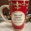 Tumbleweed Pottery Mug with Joshua 24:15 Red Extra Large Coffee Cup by Tumbleweed Pottery Latte Mug with Bible Verse Extra Large Coffee Cup Latte Mug by Tumbleweed Pottery Red Extra Large Coffee Cup Latte Mug - Image 5