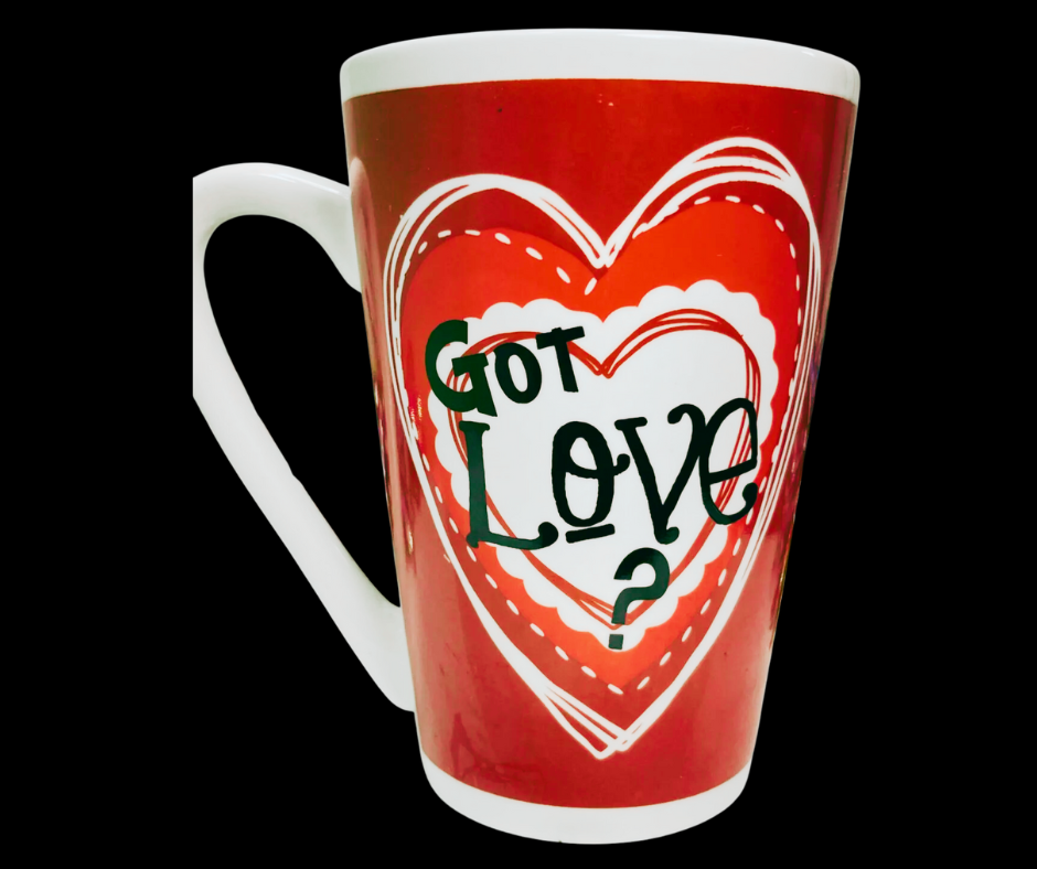 Got Love Valentine Latte Mug back view