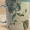 222 Fifth Eliza Mug by 222 Fifth Eliza Spring Blue Discontinued Oversized Coffee Cup by 222 Fifth Spring Blue Fine China Coffee Cup - Image 2
