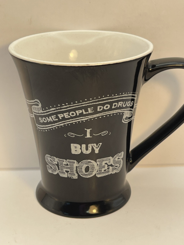 Start your day with caffeine and sass thanks to the Funny Shoe Lover Coffee Mug. It’s the perfect #cupofmood because who needs rehab when there’s retail therapy?