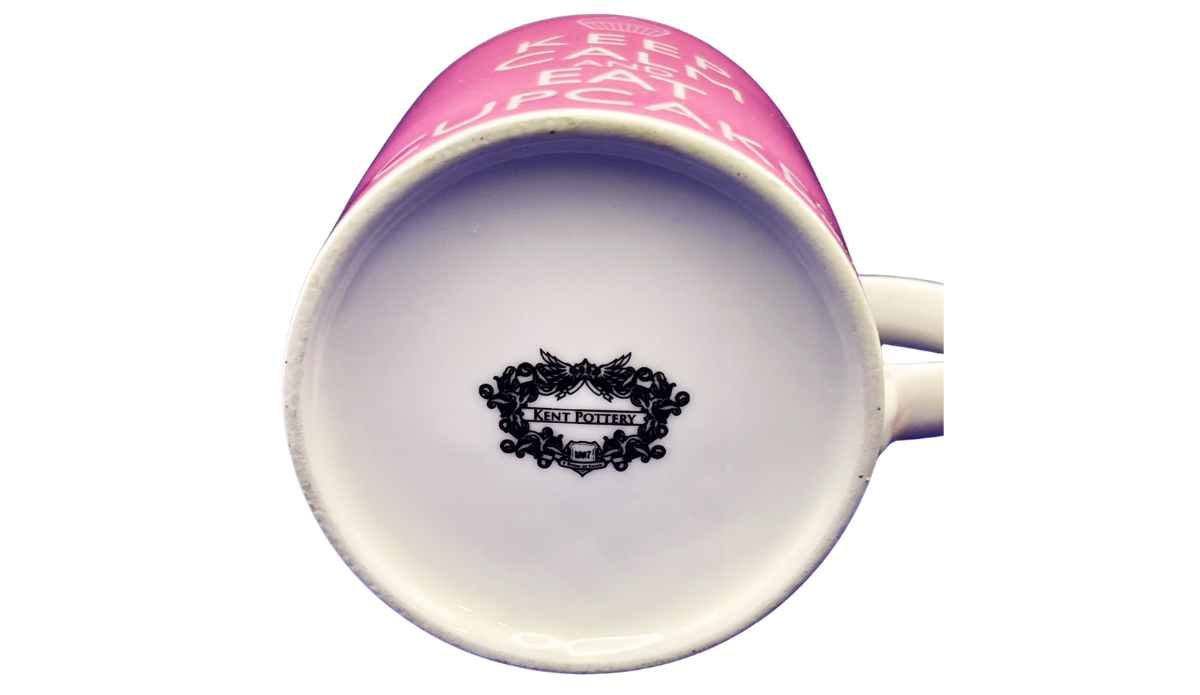 kent pottery mug bottom stamp logo
