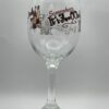 Somewhere Five O'Clock Wineglass with Funny Wine Saying Wine Glass with Somewhere It's Five O'Clock Wine Glass - Image 3