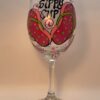 Nana's Sippy Cup Wine Glass with Nana's Sippy Cup Hand Painted Wine Glass for Nana Gift for Grandmother Gift