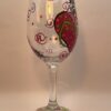 Nana's Sippy Cup Wine Glass with Nana's Sippy Cup Hand Painted Wine Glass for Nana Gift for Grandmother Gift - Image 5