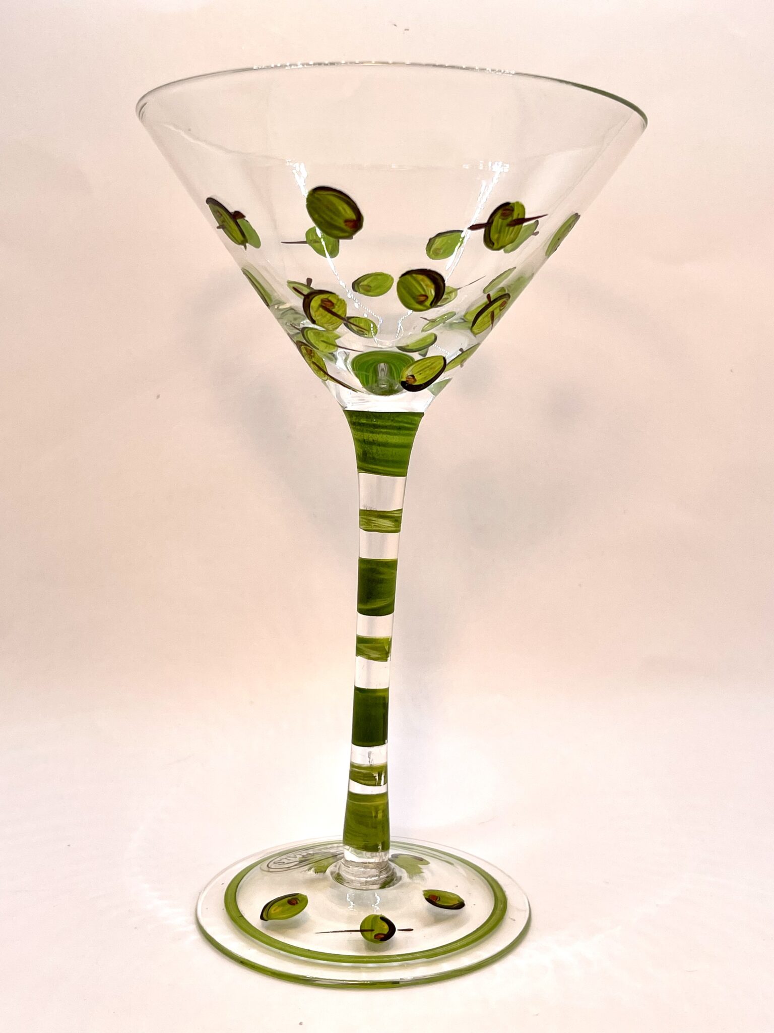 Martini Glass With Olives - CupofMood