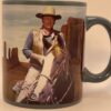 John Wayne Creed Quote Mug with A Man's Got To Have A Code A Creed To Live By Coffee Cup with John Wayne Quote Coffee Cup for John Wayne Fans Mug - Image 2