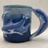 Wyland Studios Dolphin Mug with Dolphins by Wyland Studios 3D Coffee Cup with Dolphin Handle 3D Mug with Dolphins Coffee Cup Mug by Wyland Studios