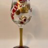 Lolita Queen Wine Glass with Recipe by Lolita Hand Painted Queen and Crown Wine Glass for Queen - Image 4