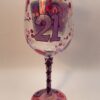 Lolita 21 Cheers Birthday Wineglass with Recipe by Lolita Hand Painted 21st Birthday Wine Glass for 21 Year Old Birthday Wineglass - Image 5