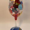 Lolita January Birthday Wineglass with Recipe by Lolita Hand Painted January Birthday Month Wine Glass for January Birthday - Image 6