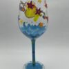 Beach Day Hand Painted Wineglass with Beach Scene Hand Painted Wine Glass - Image 5