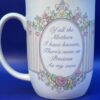Precious Moments Striped Mother Mug Vintage Coffee Cup by Precious Moments Cup for Mom Precious Moments Tea Cup