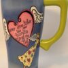 Guardian Angel Latte Mug with Inspirational Message Never Drive Faster Than Your Guardian Angel Can Fly Oversized Coffee Cup Latte Mug