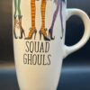 Squad Ghouls Latte Mug by Cobwebs & Cauldrons Halloween Themed Extra Large Coffee Cup with Squad Ghouls