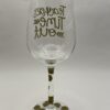 Teacher's Time Out Wine Glass Teacher Gift Wine Glass with Teacher's Time Out - Image 5