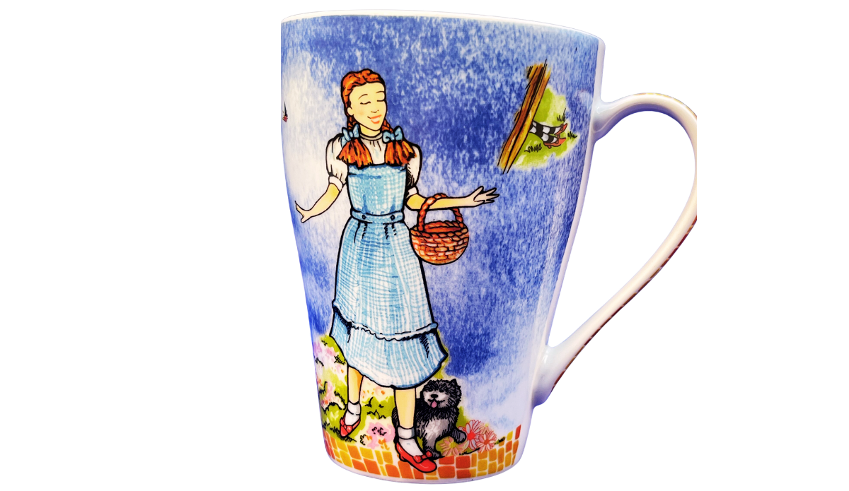 Wizard of Oz Porcelain Mug featuring Dorothy and Toto by Paul Cardew