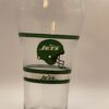 Vintage NY Jets Glass Coke Soda Fountain Glass with NY Jets Helmet NFL Vintage Glass for NY Jets Fans