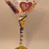 Lolita Birthday Girl Martini Glass with Recipe by Lolita Hand Painted Martini Glass with Martini Recipe - Image 3