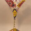 Lolita Birthday Girl Martini Glass with Recipe by Lolita Hand Painted Martini Glass with Martini Recipe - Image 4