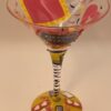 Lolita Birthday Girl Martini Glass with Recipe by Lolita Hand Painted Martini Glass with Martini Recipe - Image 6