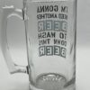 Need Another Jumbo Beer Mug with Funny Beer Saying Giant Sized Beer Mug with I'm Gonna Need Another Beer To Wash Down This Beer Extra Large Beer Mug - Image 5