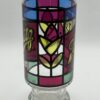 Vintage Schlitz Beer Glass with Stained Glass Schlitz Beer Collectible Glass - Image 4