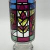 Vintage Schlitz Beer Glass with Stained Glass Schlitz Beer Collectible Glass - Image 3