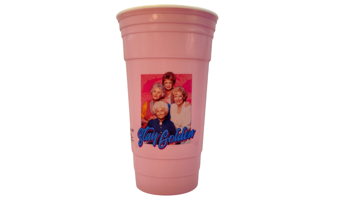 golden girls pink tumbler stay golden design with character image