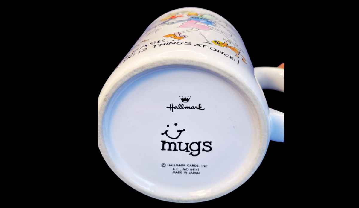 Hallmark mugs logo stamp vintage Japan base marking