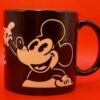 Mickey Mouse Black Mug by Disney Embossed Mickey Mouse Coffee Cup