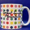 Great Smoky Mountains Jumbo Mug Souvenir Coffee Cup from Great Smoky Mountains Polka Dot Mug