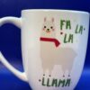 Fa La Llama Christmas Mug by Crofton Christmas Llama Coffee Cup with Fa La La Llama Christmas Mug - Image 6