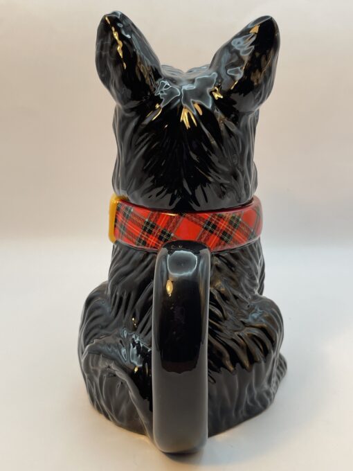 3D Black Scottie Dog Mug by Jeffrey Banks for David's Cookies Dog Lovers Coffee Cup with Lid - Image 5