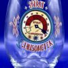 Elf Spirit Clausometer Stemless Wineglass with Elf Movie Wine Glass