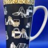 Shoe and Purse Latte Mug by Tara Reed Designs Blue Harbor Fashionista Collection Oversized Coffee Cup with Shoes