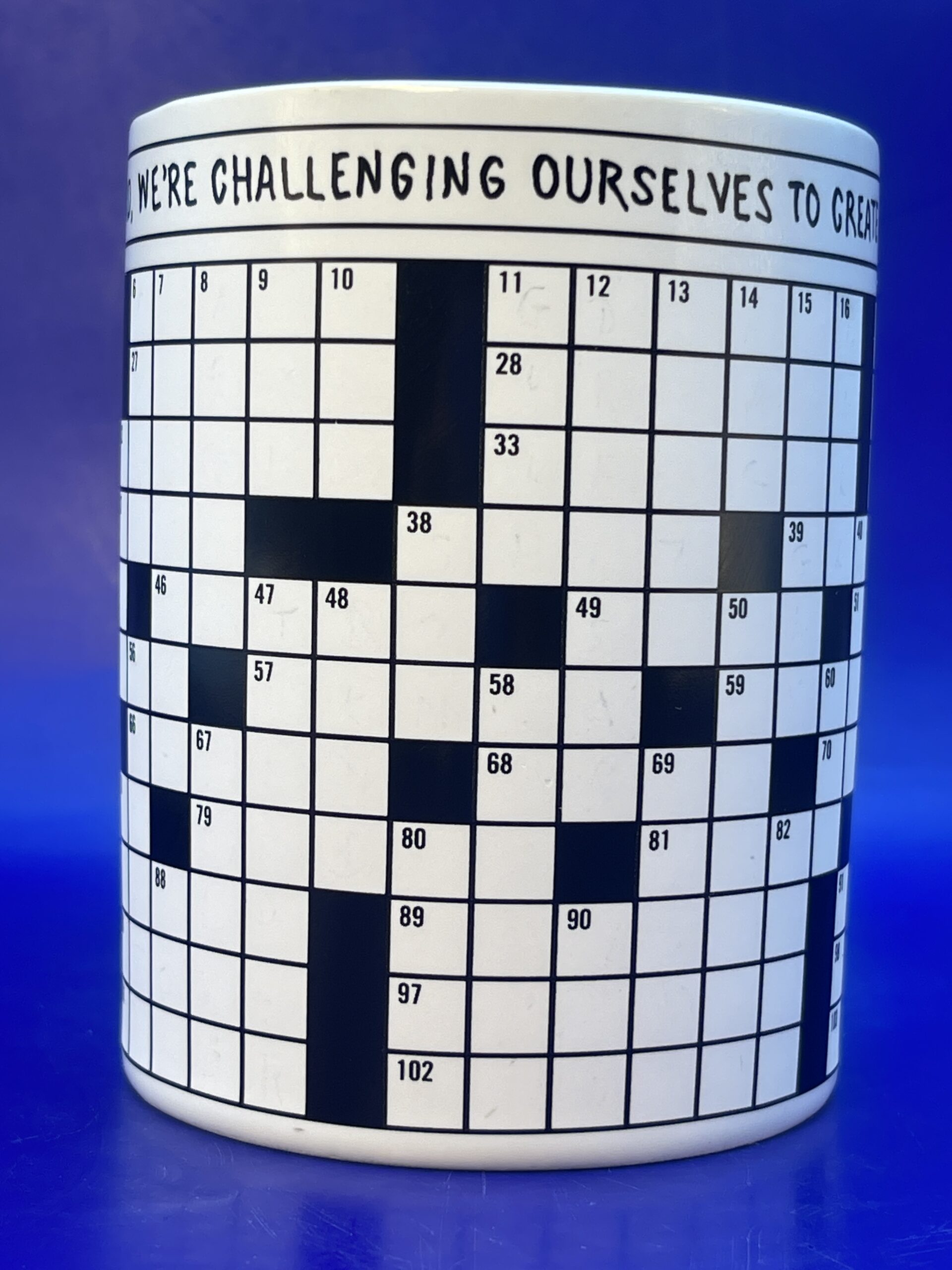 Crossword Puzzle Mug CupofMood