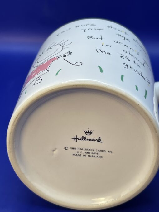 25th Grade Mug by Hallmark Coffee Cup with Aging Humor Mug - Image 6