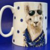 Cool Llama In Sunglasses Mug Coffee Cup for Llama Lovers Mug - Image 5
