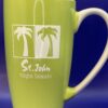 St. John Souvenir Latte Mug from Virgin Islands Souvenir Coffee Cup from St. John