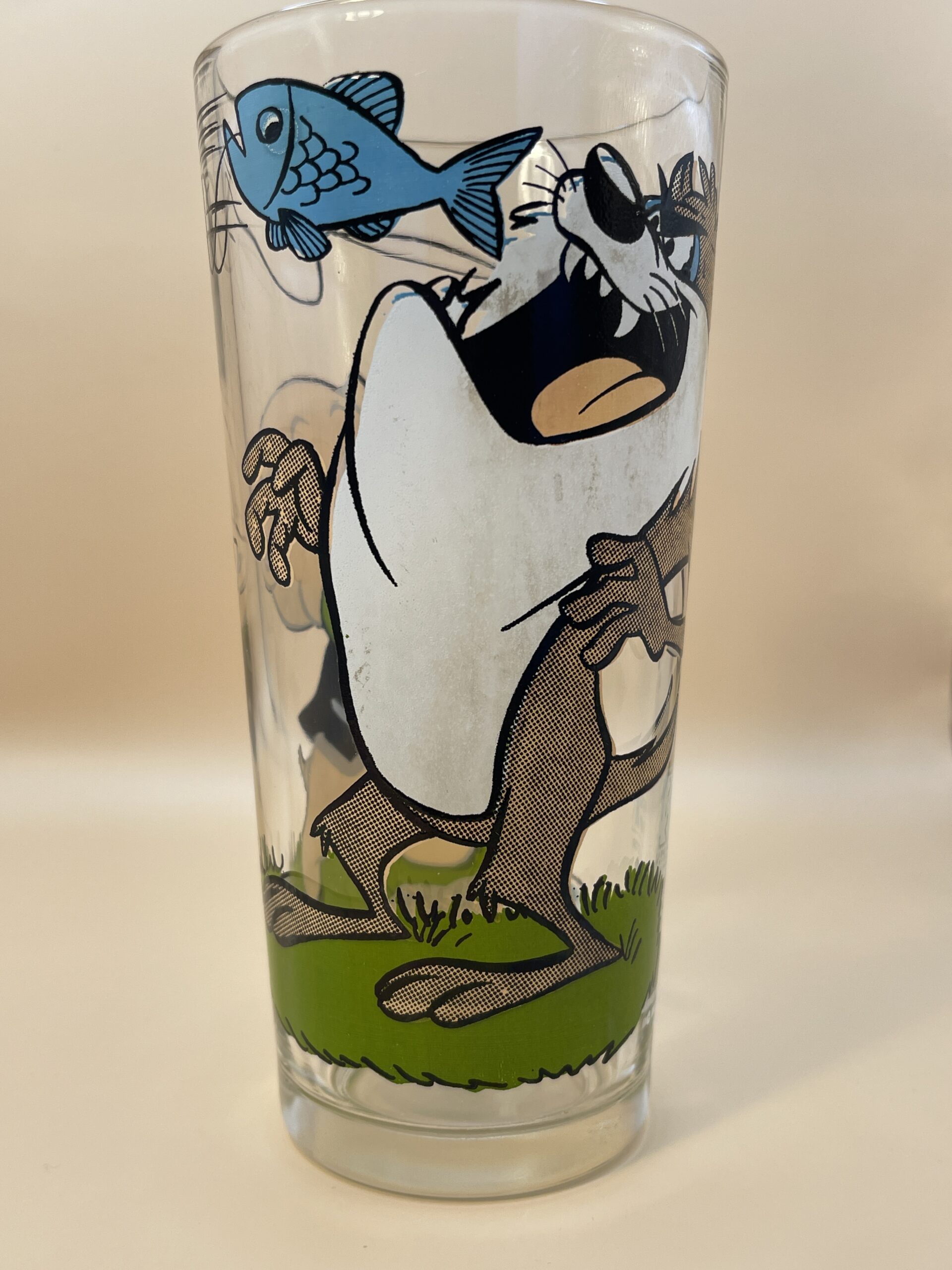 Porky and Tasmanian Devil Glass - CupofMood