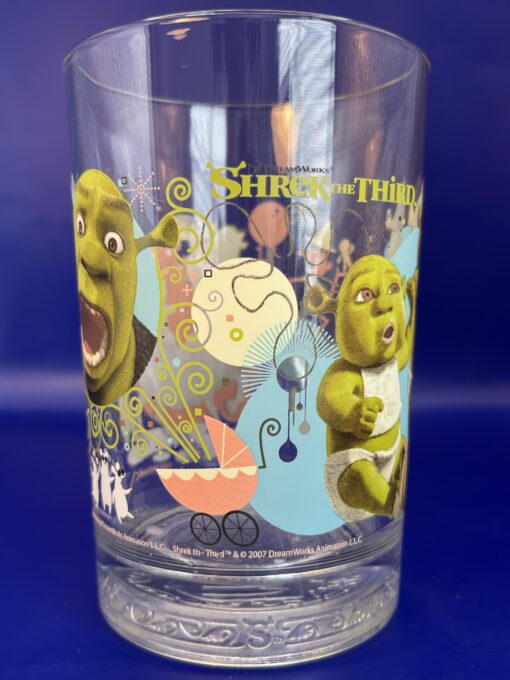 Shrek 3 Shrek Babies Glass from McDonalds Shrek 3 Movie Souvenir Glass - Image 3