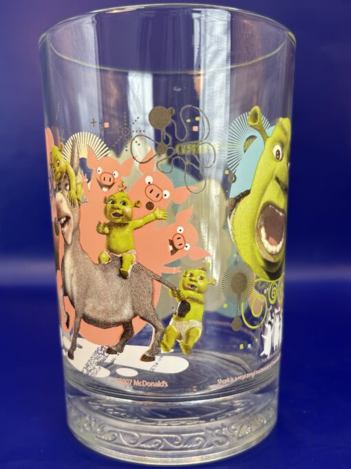 Shrek 3 Shrek Babies Glass from McDonalds Shrek 3 Movie Souvenir Glass - Image 5