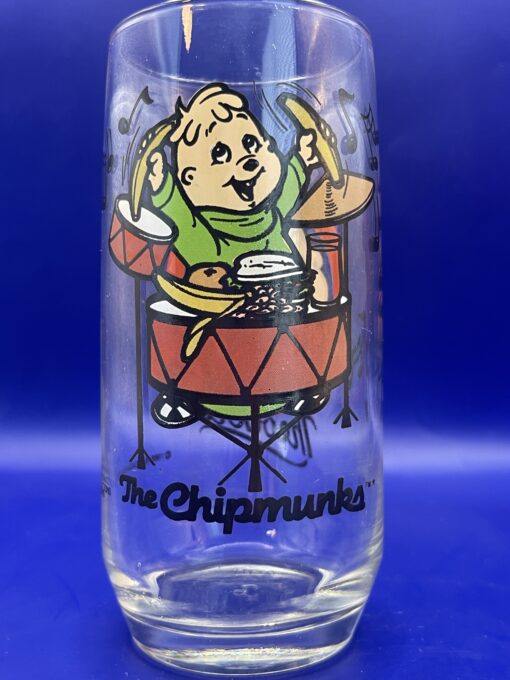 Alvin Chipmunks Theodore Glass from 1985 Theodore Collectors Glass from Alvin and the Chipmunks Souvenir Glass - Image 5