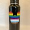 Disney Pride Mickey Water Bottle with Rainbow Ears Mickey Mouse Stainless Steel Water Bottle with Straw