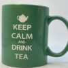 Keep Calm and Make Tea Mug by Bay Island Green Keep Calm Coffee Cup