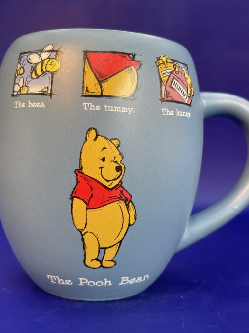 The Pooh Bear Blue Mug with Winnie The Pooh Coffee Cup
