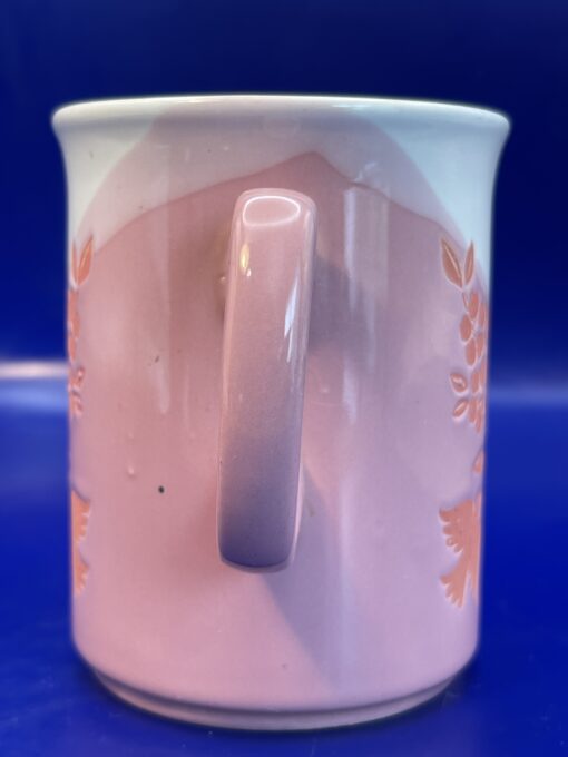 Pink Birds Flowers Mug with Pink Birds Coffee Cup - Image 4